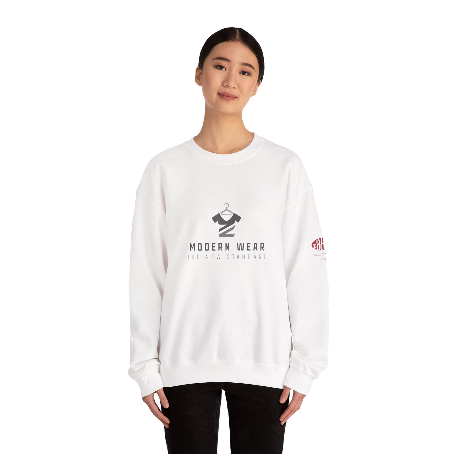 Modern Wear Crewneck Sweatshirt — Minimalist Streetwear Pullover