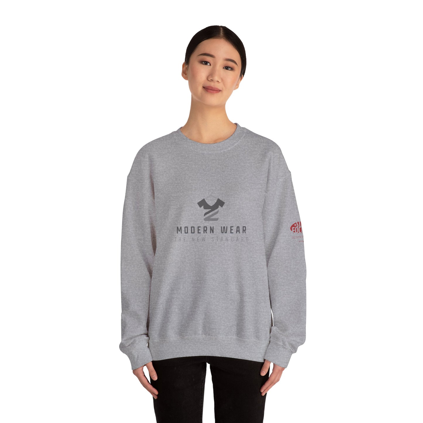 Modern Wear Crewneck Sweatshirt — Minimalist Streetwear Pullover